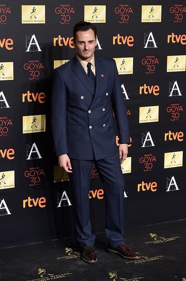 Asier Etxendía en la cena de los nominados al Goya