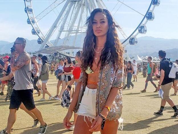 Joan Smalls en Coachella.