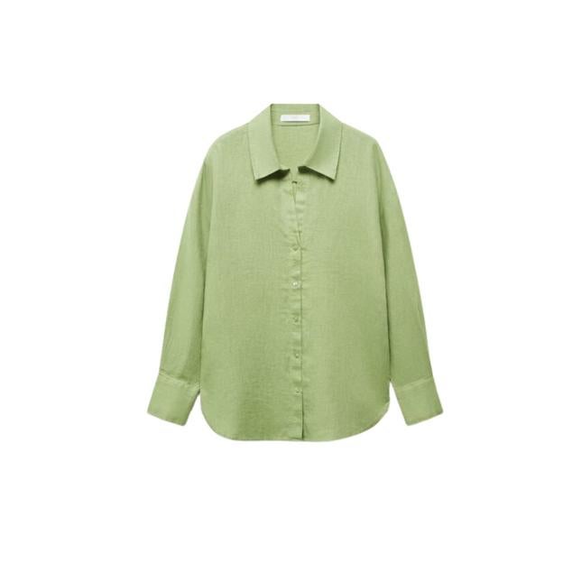Camisa de lino de Mango