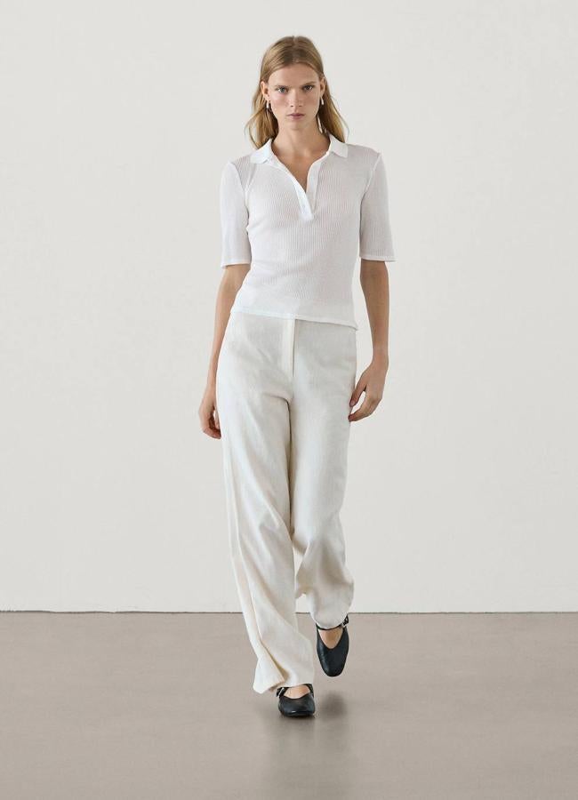 Camisa básica estilo polo